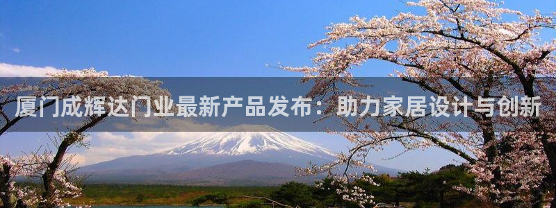 先锋娱乐体育合法嘛：厦门成辉达门业最新产品发布：助力家居设计与创新