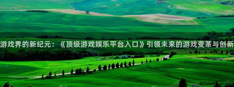 先锋娱乐2登录：游戏界的新纪元：《顶级游戏娱乐平台入口》引领未来的游戏变革与创新