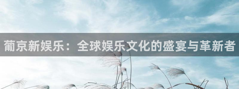先锋娱乐体育合法嘛：葡京新娱乐：全球娱乐文化的盛宴与革新者